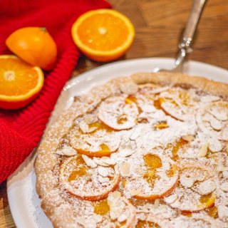 Italienische Tarocco-Orangen-Tarte