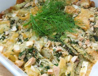 Gratinierter Fenchel mit Mandeln