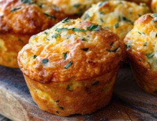 Bärlauch-Fetakäse-Muffins