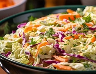 Bunter Weißkohl-Salat