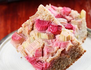 Rhabarberkuchen ohne Mehl