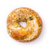 Laugenbagel mit Saaten