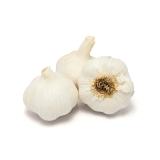 Knoblauch trocken weiß