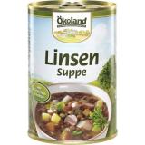 Linsensuppe mit Würstchenscheiben