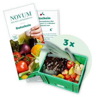 Bio-FrischeKisten-Gutschein, 3 Wochen