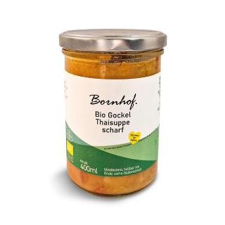 Gockel Thai Suppe scharf, vom Bornhof , 400ml