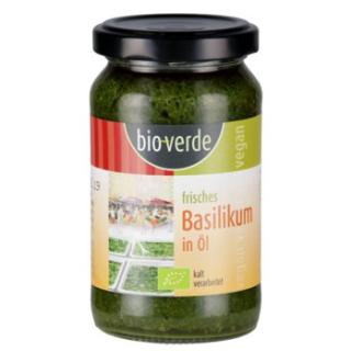 Basilikum in Öl, frisch