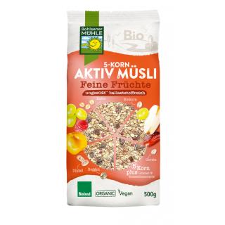 5 Korn Aktiv Müsli Feine Früchte