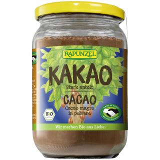 Kakaopulver stark entölt
