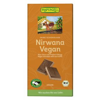 Nirwana vegane Schokolade mit Pralinè-Füllung