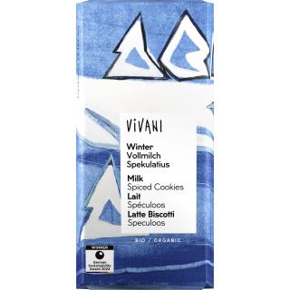 Winterschokolade Vollmilch + Spekulatius