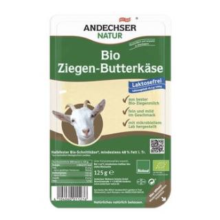 Ziegenbutterkäse in Scheiben