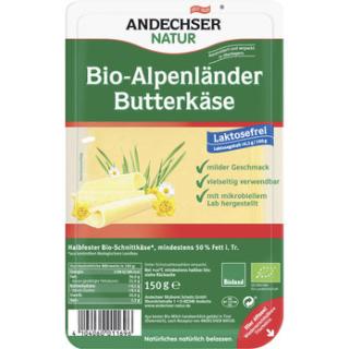 Alpenländer Butterkäse in Scheiben 50% laktosefrei