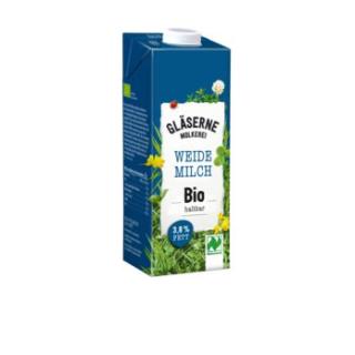 H-Milch 3,8%, Gläserne Molkerei