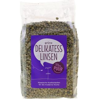 Grüne Delikatess Linsen