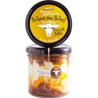Schani das Schaf - Frischkäse Curry & Dattel