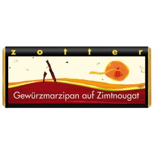 Zotter, Gewürzmarzipan auf Zimtnougat
