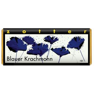 Zotter Schokolade, Blauer Krachmohn, 70g
