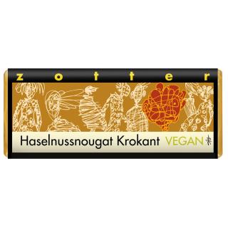Zotter, Haselnussnougat Krokant