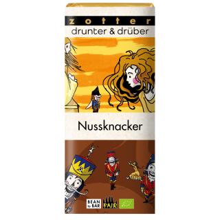 Zotter drunter & drüber - Nussknacker - Karamell + Erdnuss, 70g