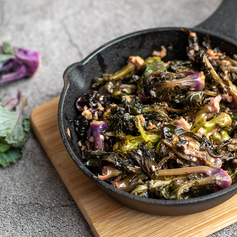 Flower Sprouts mit Pasta