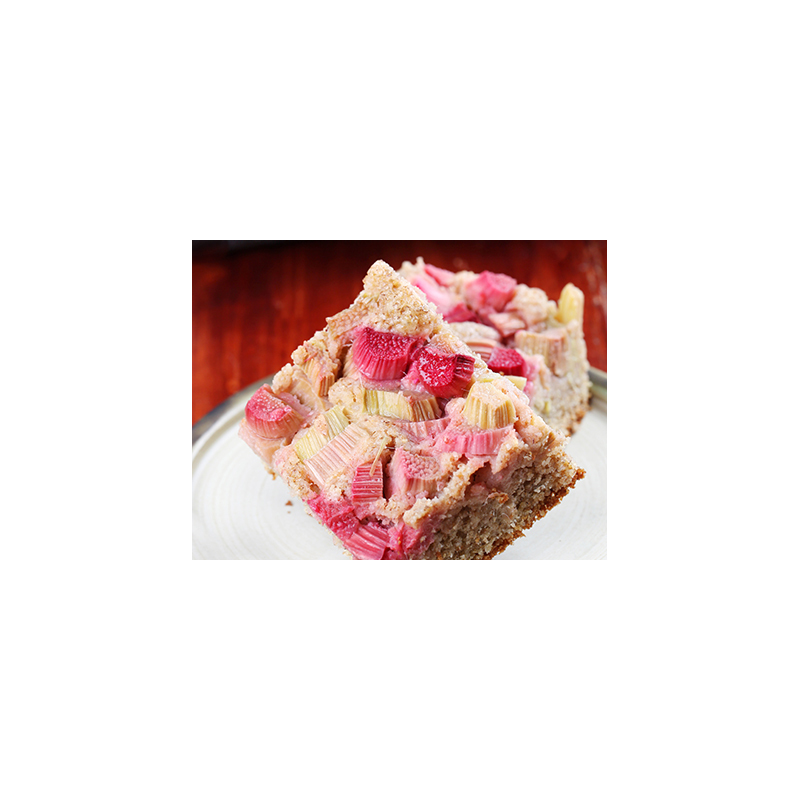 Rhabarberkuchen ohne Mehl