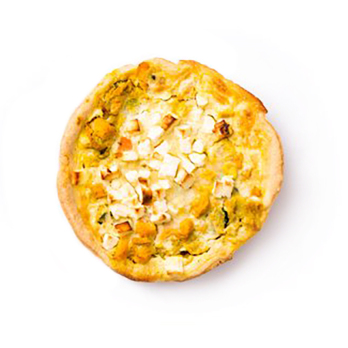 Dinkel-Kürbis-Curry-Quiche