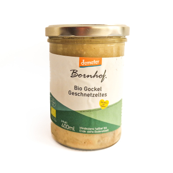 Gockelgeschnetzeltes, Demeter vom Bornhof , 400ml