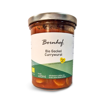 Gockel Currywurst im Glas, vom Bornhof , 400ml