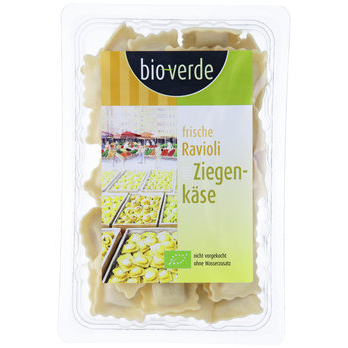 Frische Ravioli mit Ziegenkäse