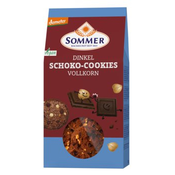 Dinkel Schoko Cookies-Vollkorn