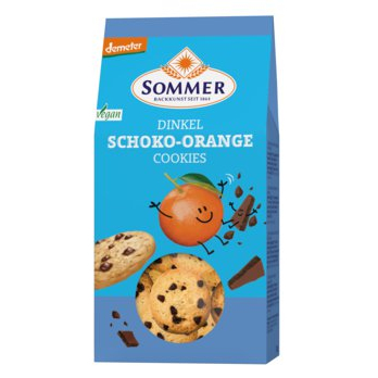 Dinkel Schoko Orange Cookies