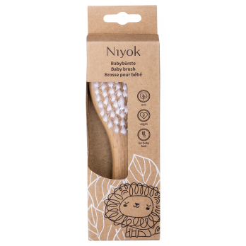 Babyhaarbürste aus Buchenholz