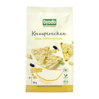 Knusperecken Mais-Hülsenfrüchte