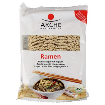Ramen Japanische Nudelsuppe mit Ingwer