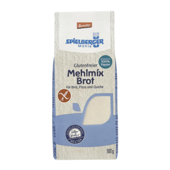 Glutenfreier Mehlmix Brot, dunkel