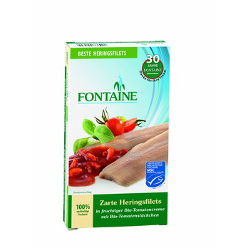 Heringfilets in Tomatencreme