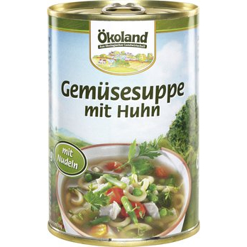Gemüsesuppe mit Huhn