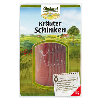 Kräuterschinken geschnitten
