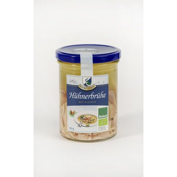 Hühnerbrühe mit Fleischeinlage