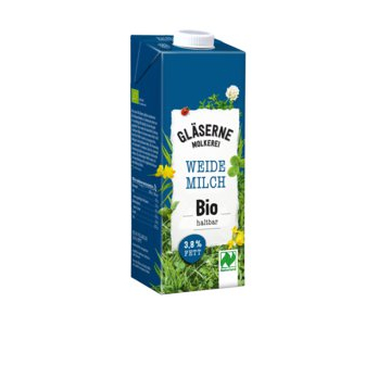 H-Milch 3,8%, Gläserne Molkerei