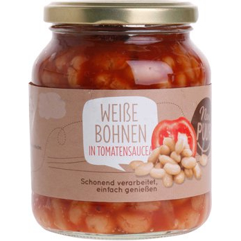 Weiße Bohnen in Tomatensauce