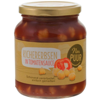 Kichererbsen in Tomatensauce
