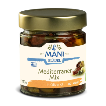 Mediterraner Mix - Oliven, Kapern, Tomaten in Olivenöl