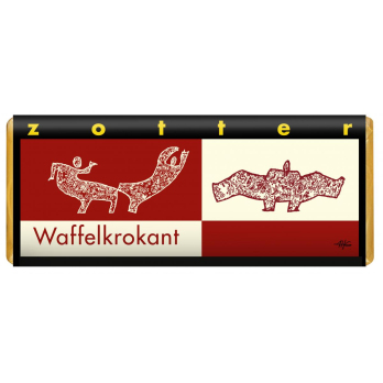 Zotter Schokolade, Waffelkrokant, 70g