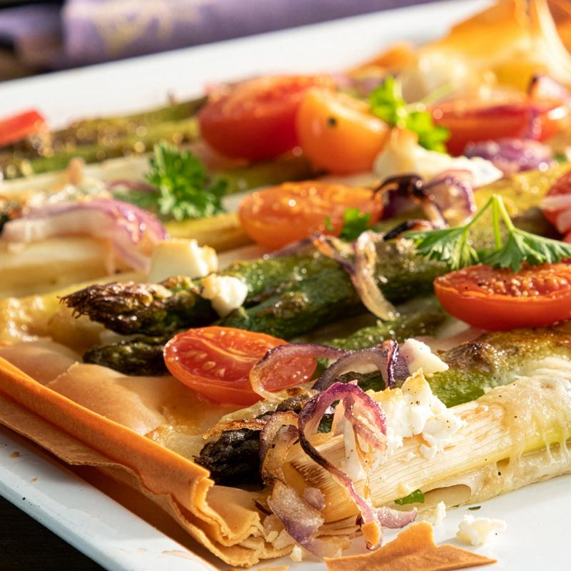 Spargelstrudel